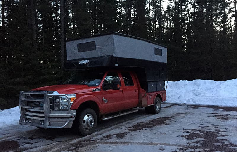 trailhead camping, getting up early for a hike