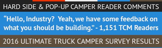 ultimate camper survey comments 2016