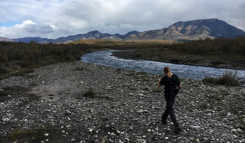 Walking along Jenny Creek at Savage River Campground