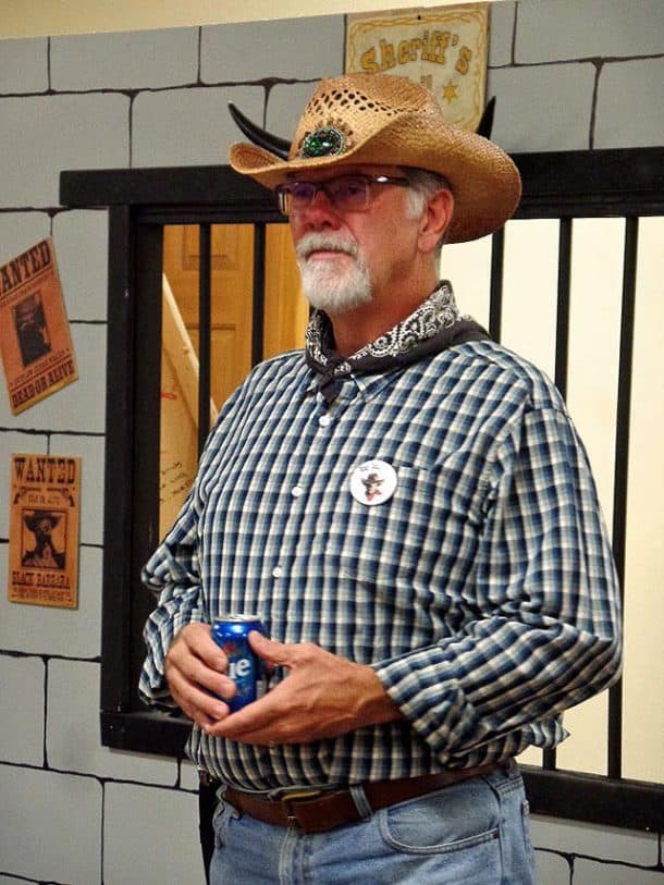 Clay Coldwell, the Gambler, photo taken by Gus Postreich